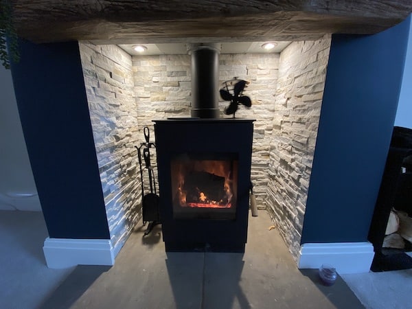Testing the Valiant stove fan