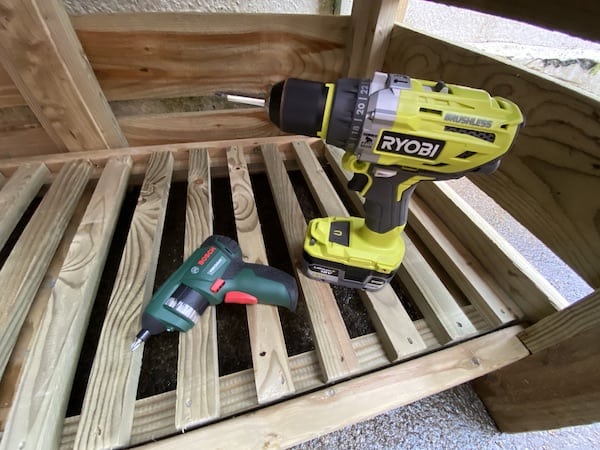 Cordless screwdriver is less tiring to use than my Ryobi brushless driver