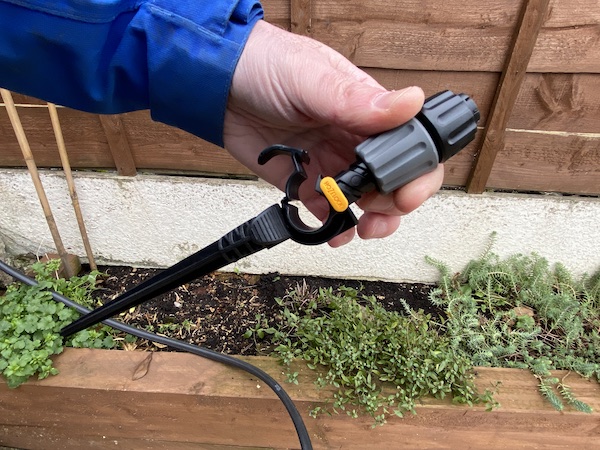The Hozelock dripper system is good quality and well designed