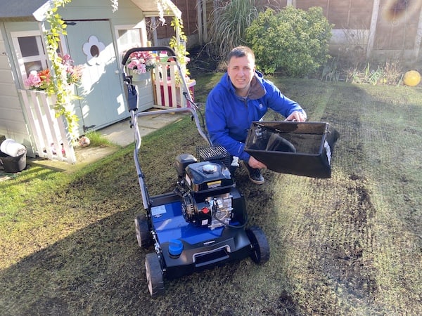 My top rated petrol scarifier the Hyundai petrol scarifier