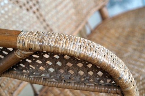 Rattan furniture materials used