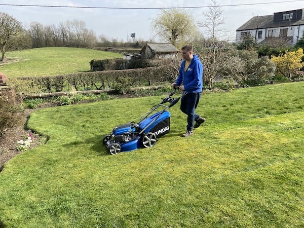 Drive control used to control petrol lawn mowers