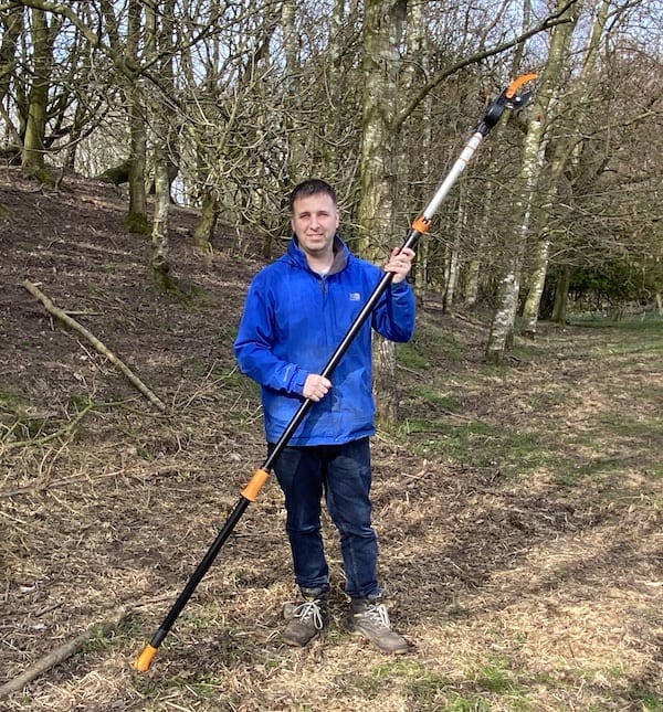 My best pick the Fiskars PowerGear X UPX86 Telescopic Tree Pruner