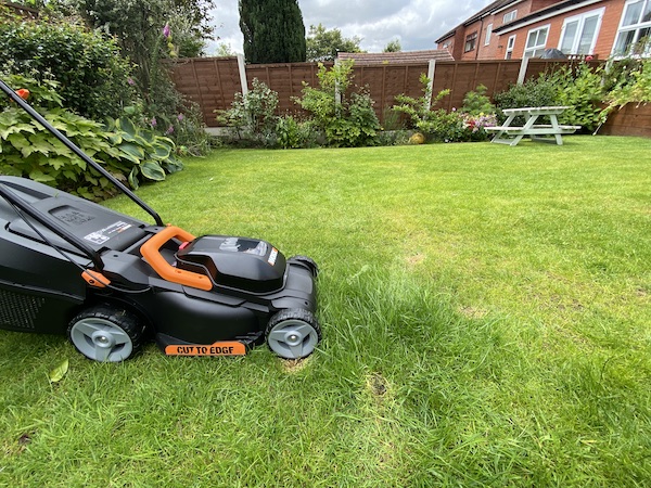 Cutting longer grass as the start of the season