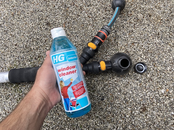 HG Window cleaner I use with a telescopic water fed window cleaning pole