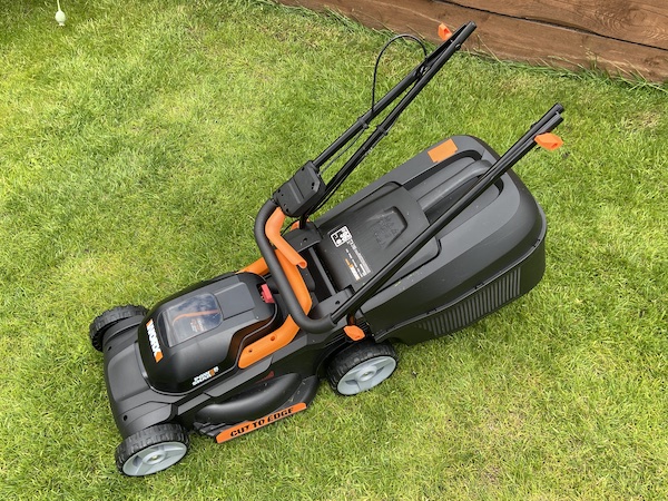 My Worx WG730E cordless mower which has proved to be a really reliable model