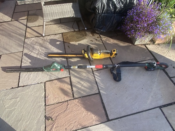 Cordless hedge trimmer vs long reach cordless hedge trimmer
