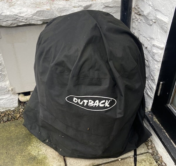 My OUTBACK BBQ cover which is designed especially for their kettle bbq