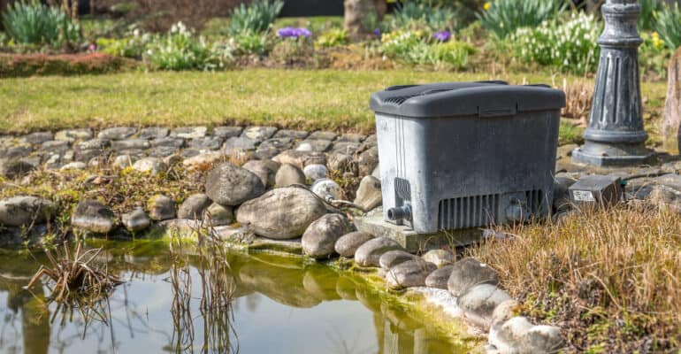 Testing the best pond filter boxes for keeping a pond clean and clear