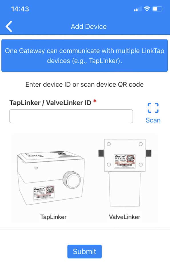 Easily connect the water timer the APP with the QR code