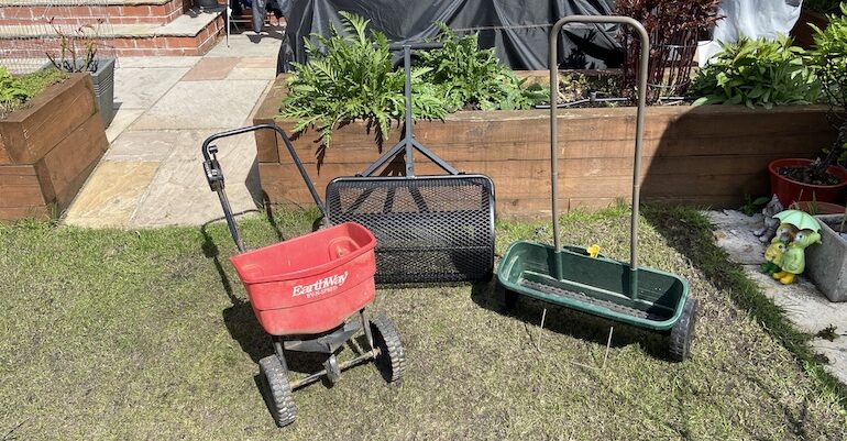 Best garden spreaders tested - drop spreader, broadcast spreader and compost spreader