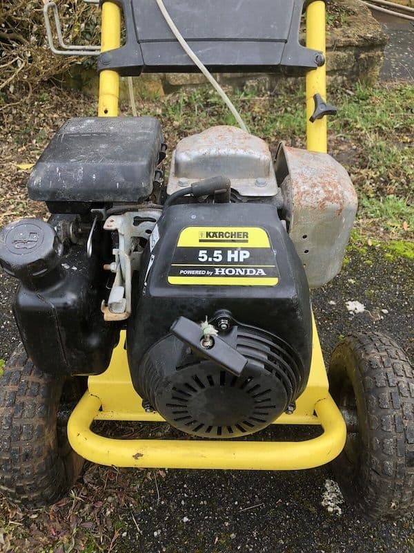 Karcher petrol pressure washer