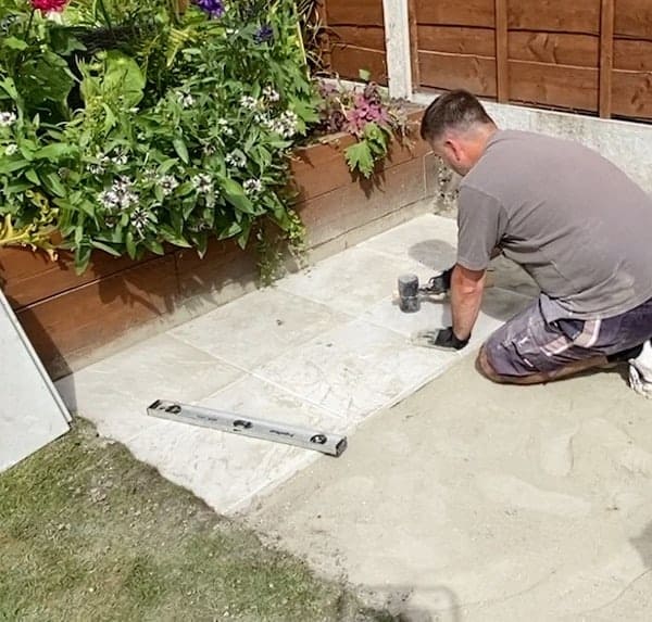 Installing new base for shed and greenhouse that will be side by side