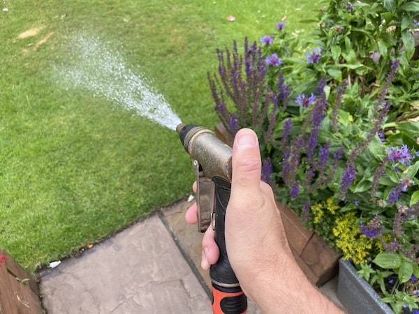 Vintoney Garden Hose Nozzle Watering Gun on jet