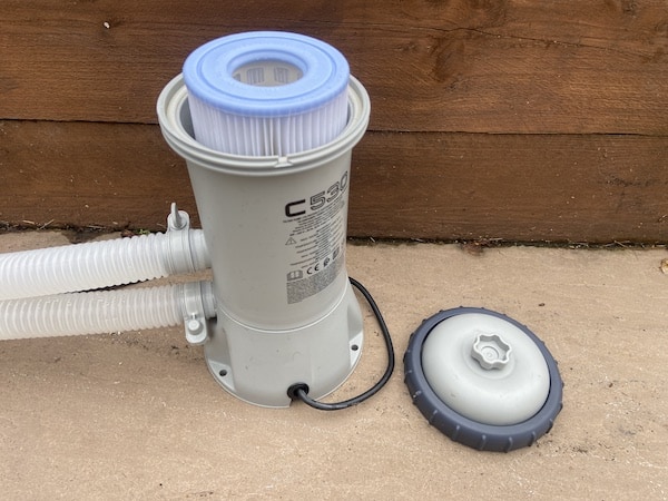 Pool filter pump that needed to pump the water through the pool heater