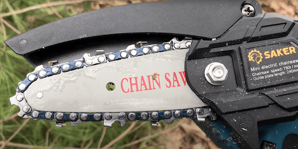 The Saker mini chainsaw which has proven to be a good affordable mini chainsaw