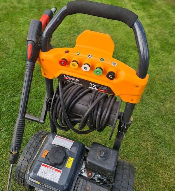 Wilks Genuine USA TX750i Petrol Pressure Washer has serous cleaning power