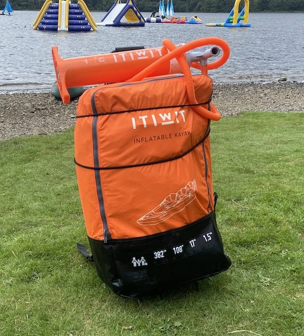 Backpack with my ITIWIT ready to unpack