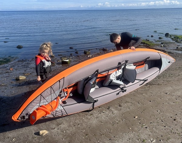One of the advantages of inflatable kayaks is they are easy to transport