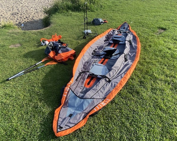 My inflatable kayak deflated