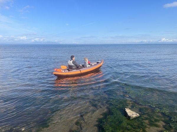 The ITIWIT 100 2/3 Inflatable Kayak has proved to be very stable even in open water