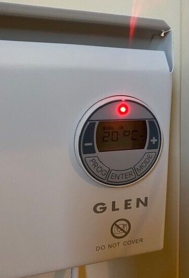 Glen 500 convector heater close