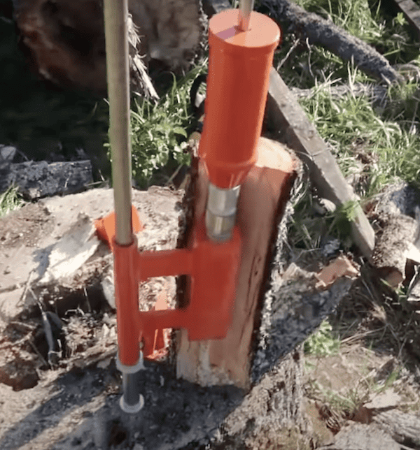The Forest Master Smart Sweedish Log splitter with kindling maker